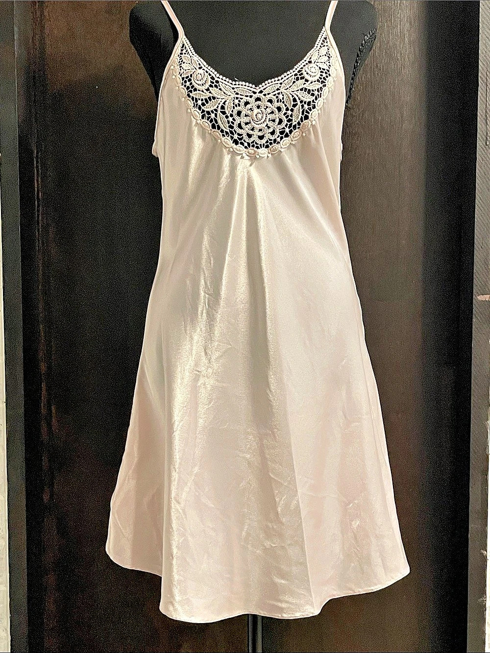 Julianna's slip Mini Dress in bubble bath pink croquette fairycore